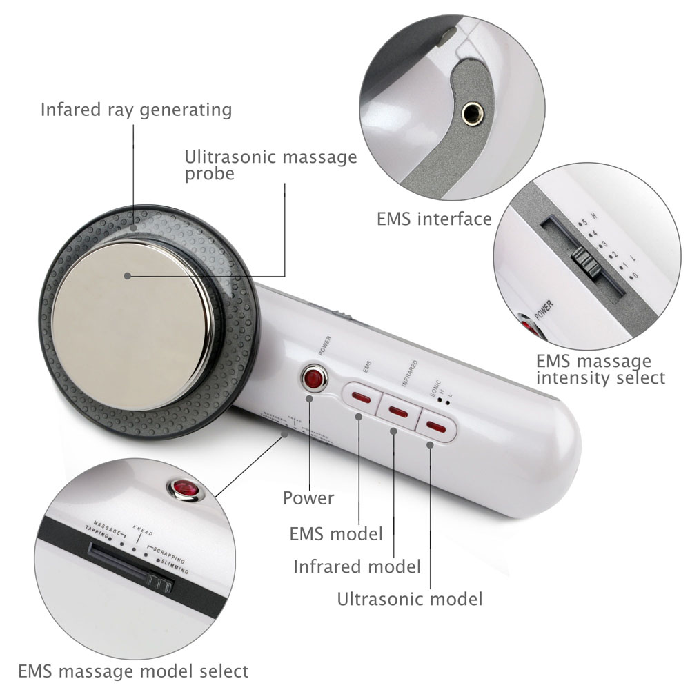 3 in 1 Ultrasonic Cavitation E – Galvanic Skin Sensor Bewertung und Preis