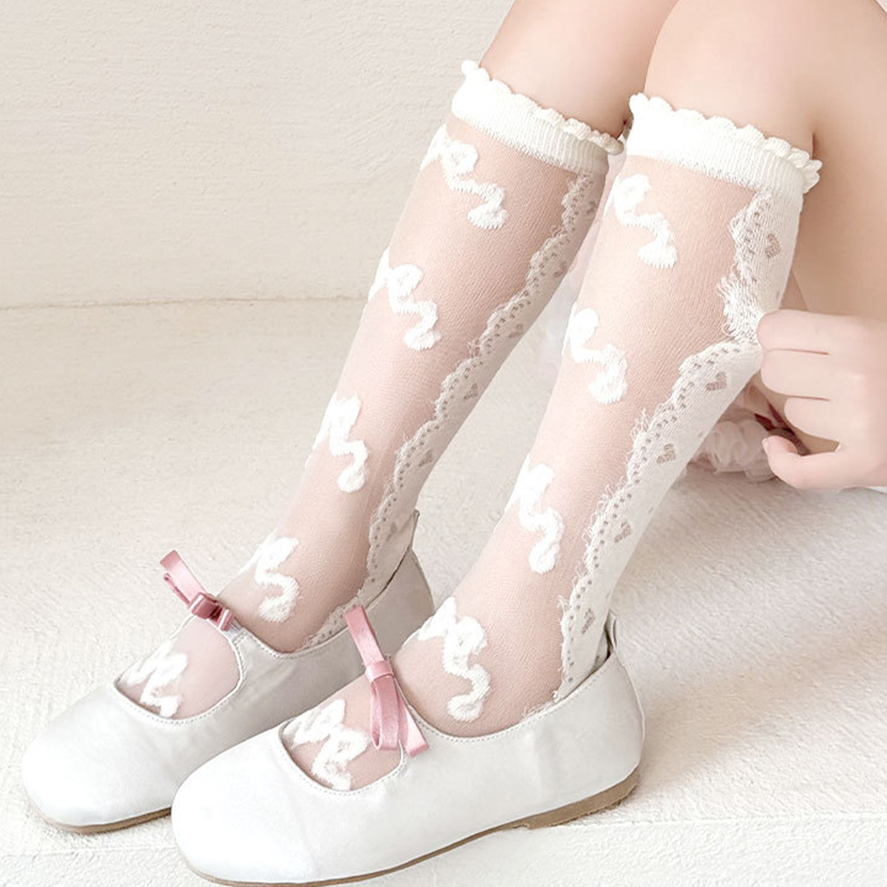 3 Pairs Lace Bow Baby Girl Lon – Baby Sock Oximeter Bewertung und Preis
