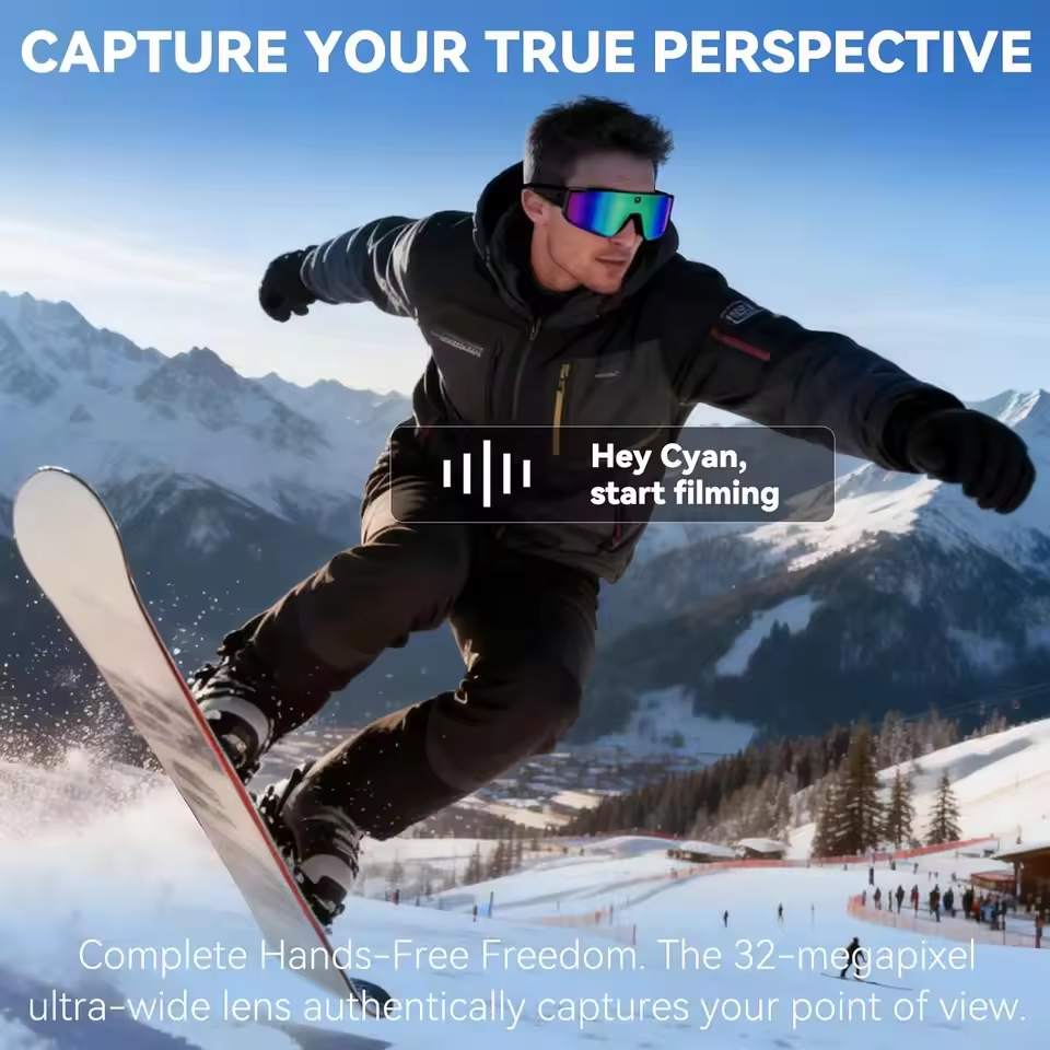 Smart AI Camera Glasses 1200P  – Smart Glasses Lens Bewertung und Preis