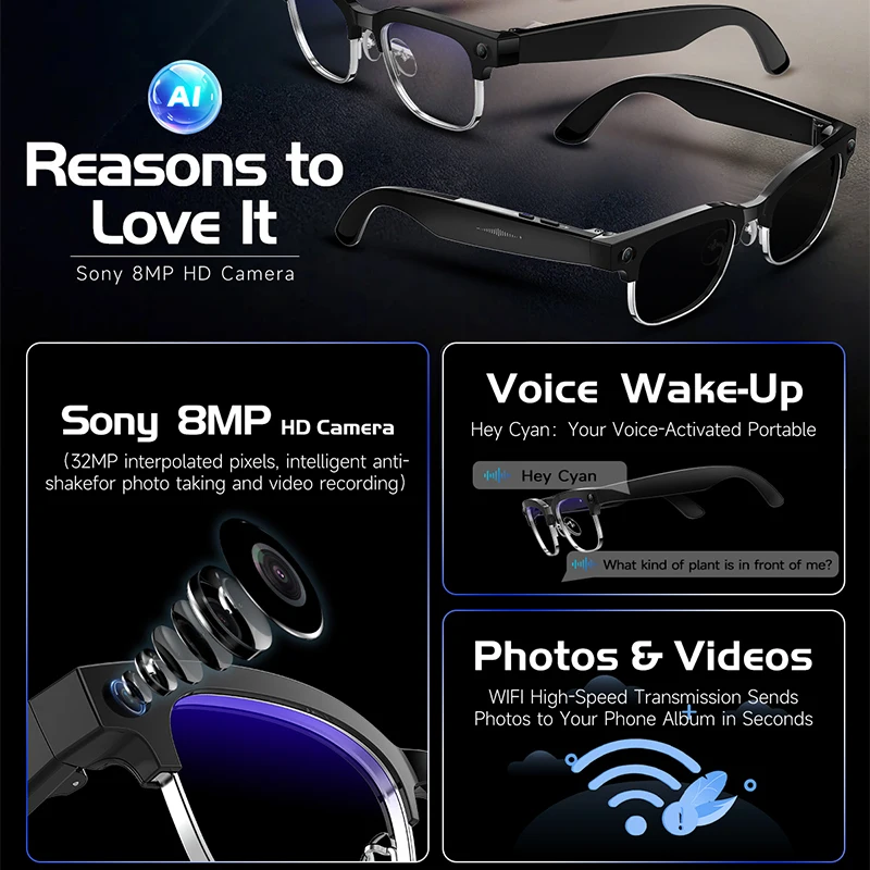 2026New 800W Pixel Camera Smar – Smart Glasses Lens Bewertung und Preis