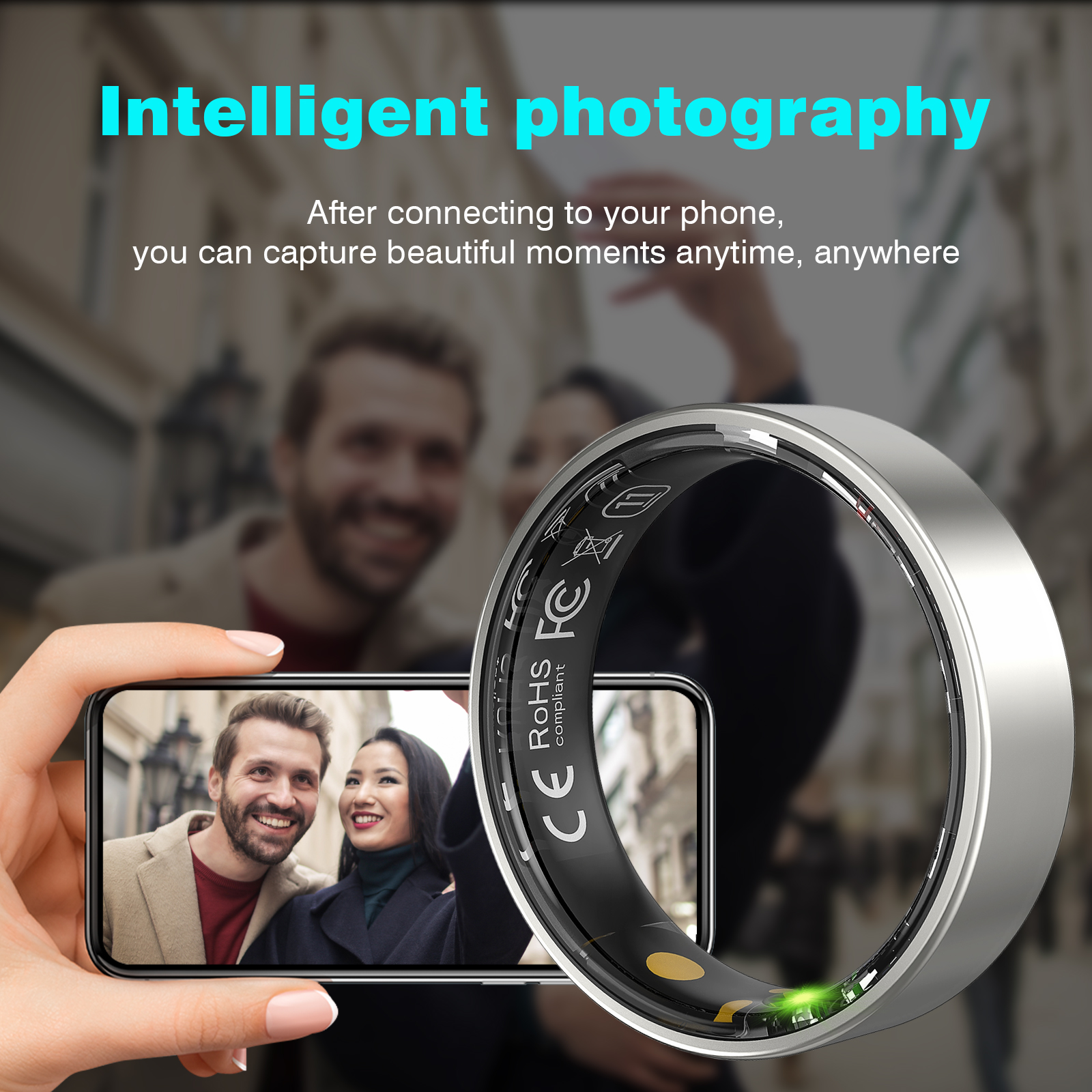 Smart Ring Men Women with Char – Temperature Ring Skin Bewertung und Preis