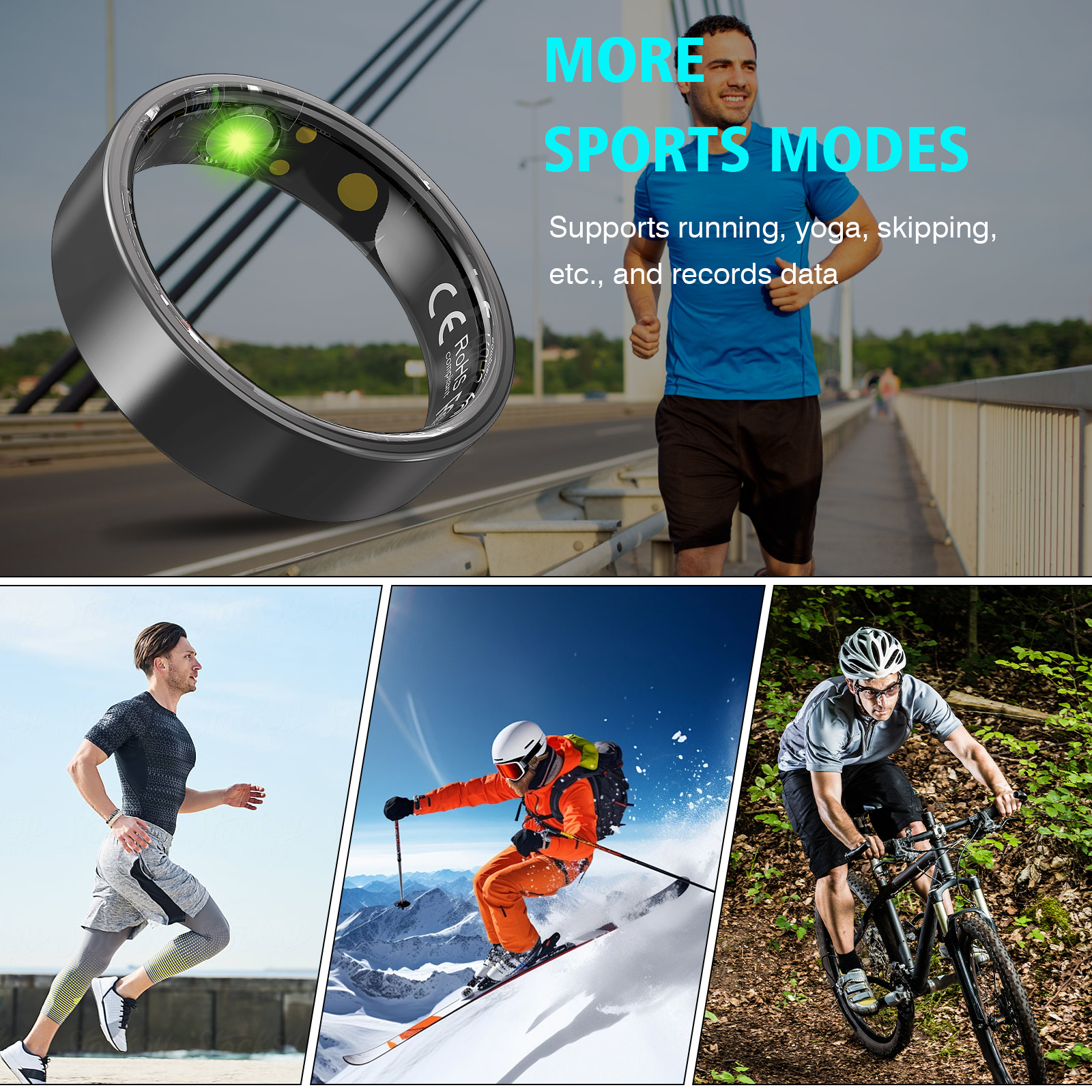 Smart Ring Men Women with Char – Temperature Ring Skin Bewertung und Preis