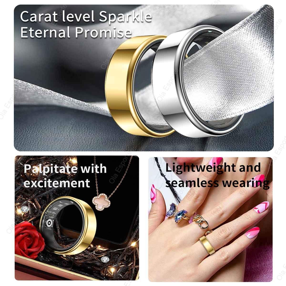 R09 Smart Ring Men Women with  – Temperature Ring Skin Bewertung und Preis