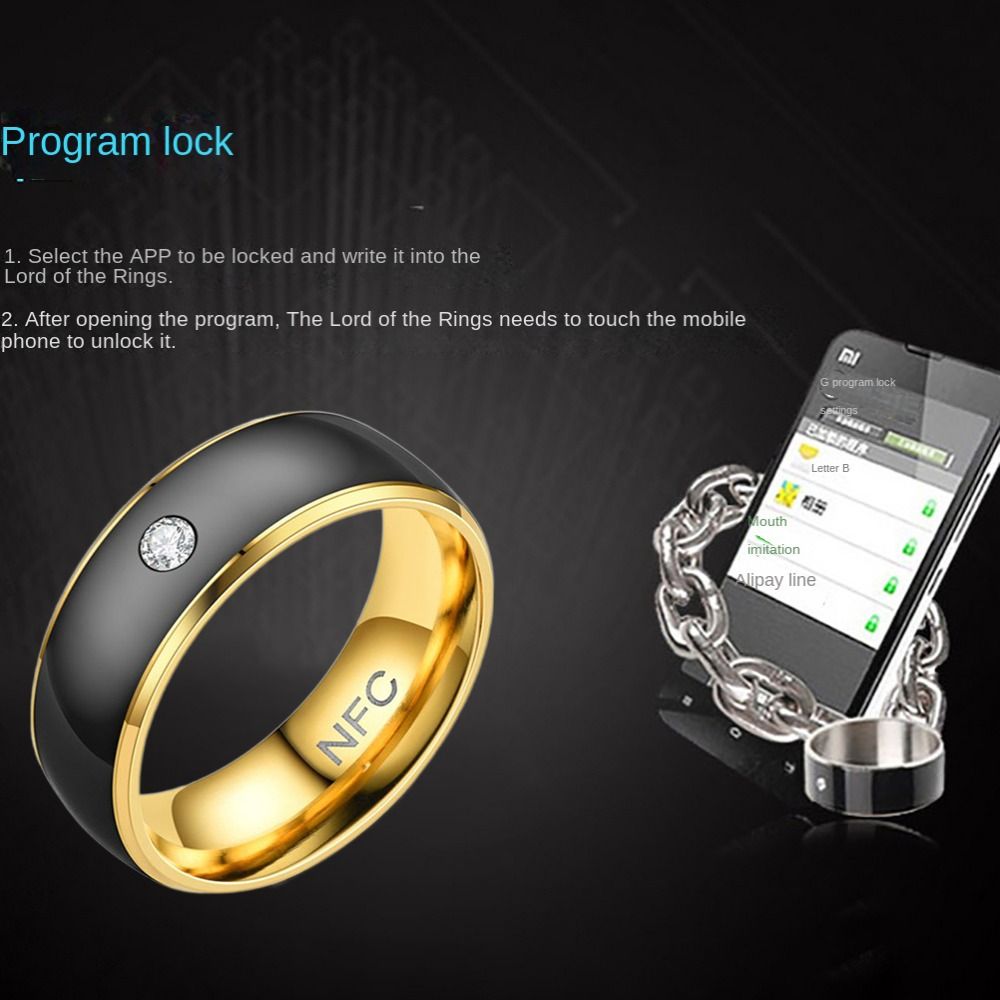Stainless Steel NFC Smart Ring – Smart Ring Nfc Pay Bewertung und Preis