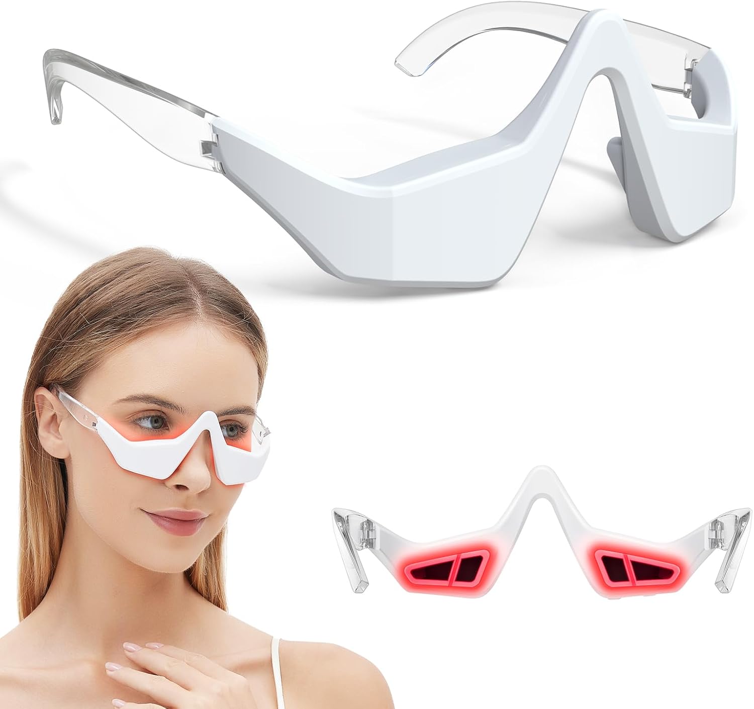 Microcurrent EMS Eye Massager  – Light Therapy Glasses Bewertung und Preis